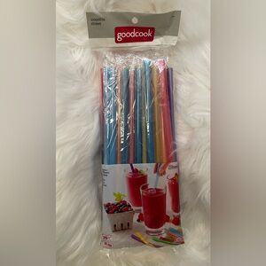 GoodCook Assorted Color Smoothie Straws - Pack of 25